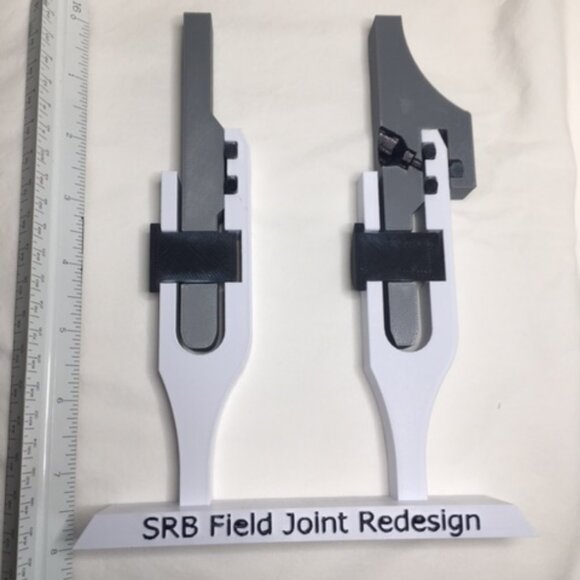 Space Shuttle SRB Field Joint Redesign Desk Model - Picture 2 of 6